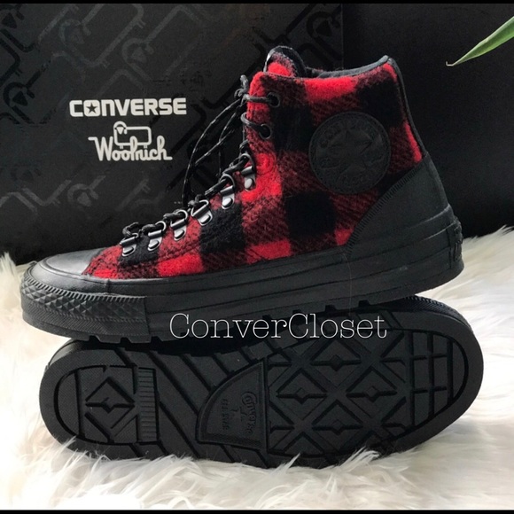 NWT Converse & Woollrich Ctas Street Hiker HI AUTH - Picture 6 of 7